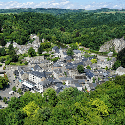 Reach the tiny, medieval town of Durbuy by car in five minutes