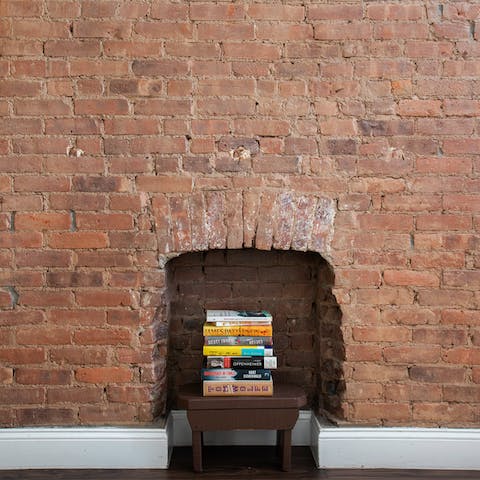 Get the full NYC experience with traditional loft-style exposed brick