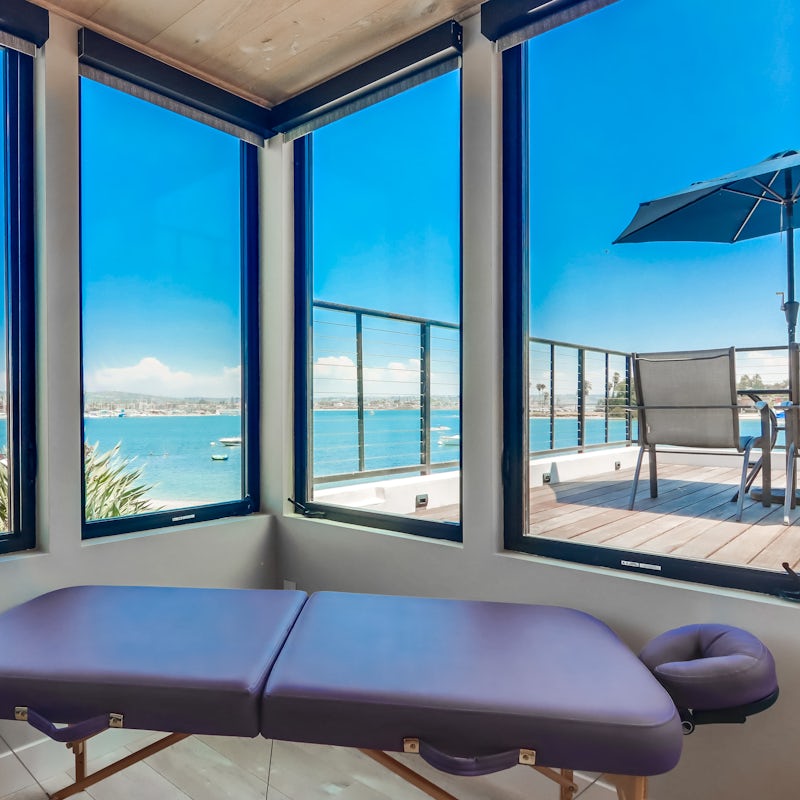 Arrange for a private massage in the master bedroom through the concierge service