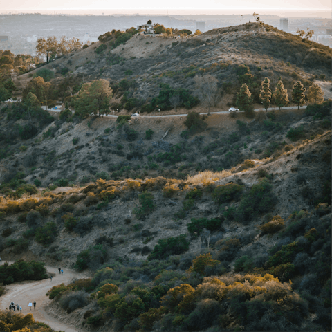 Hit the hiking trails of Griffith Park – it's right on your doorstep