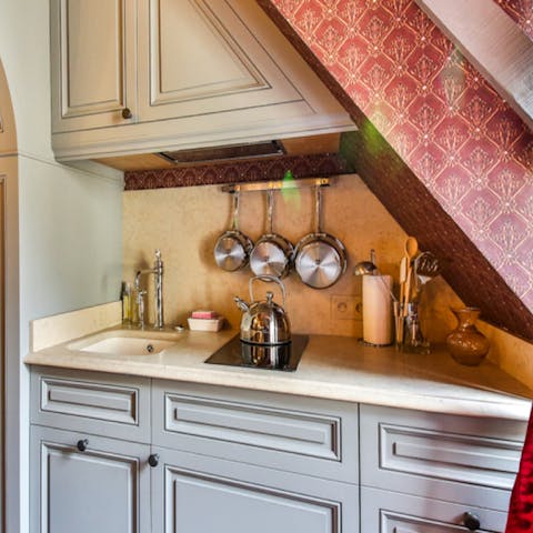 quaint country-house style kitchen