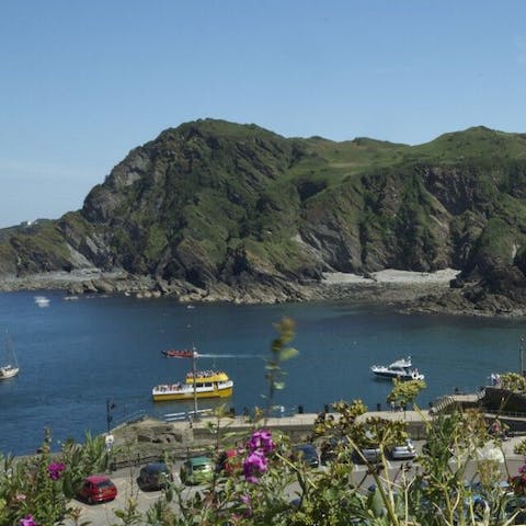 Feel the freedom of coastal living from this home perched above the seaside town of Ilfracombe