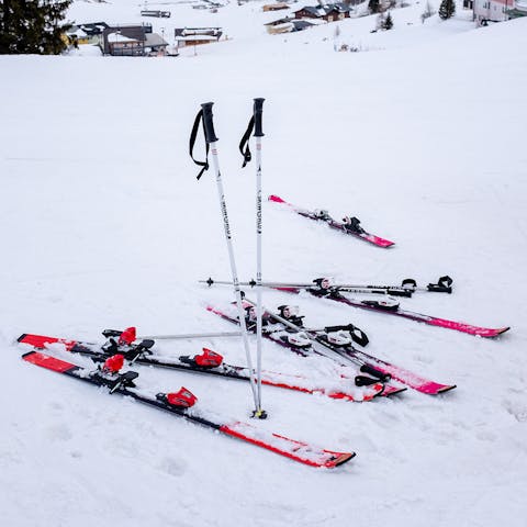 Enjoy your proximity to the ski slopes