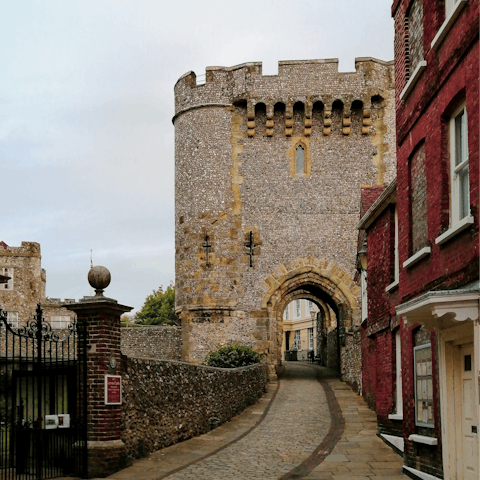 Visit the market town of Lewes, a short drive away