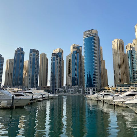Stroll around Dubai's Marina
