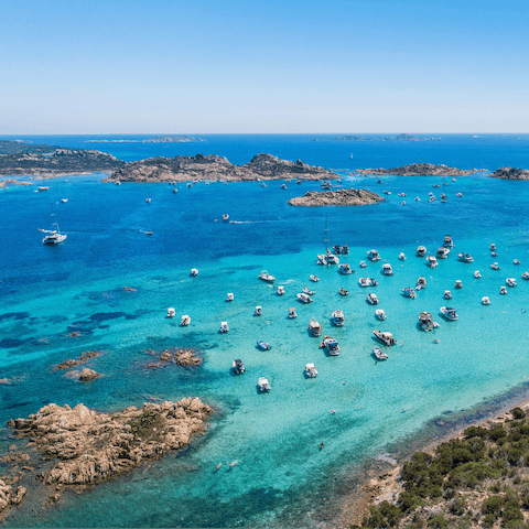 Head out on the water to explore the Maddalena Archipelago 