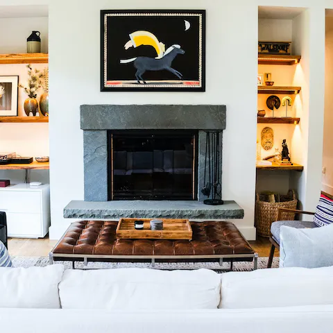 Listen to the fire crackle when the Hudson Valley weather turns cold