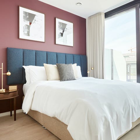 Wake up in the stylish bedrooms feeling rested and ready for another day of Dublin sightseeing