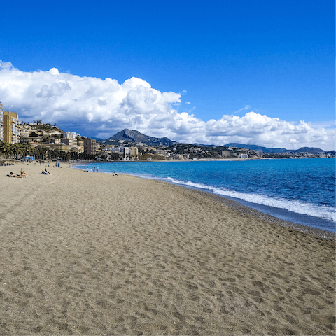 Take a trip to Malagueta Beach for a day of relaxation