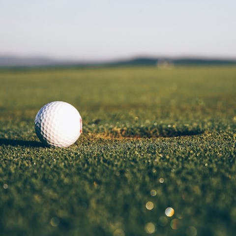 Tee off at the championship golf course, just a quick buggy ride away