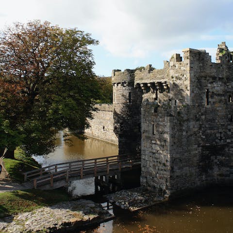 Visit the medieval Beaumaris Castle, a short walk away
