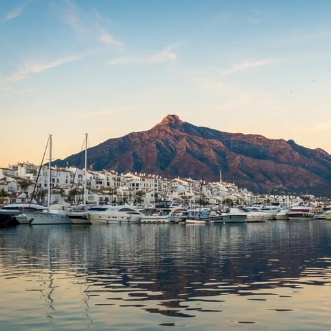 Discover Marbella's lively nightlife, fantastic restaurants and picturesque harbour 