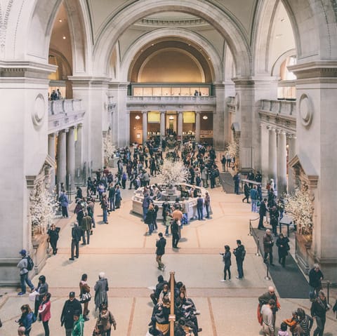 Soak up the masterpieces on display at the Met, a must-visit in the city