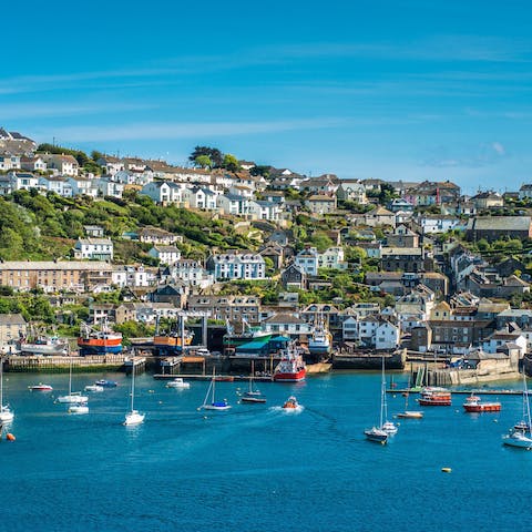Experience the timeless charm of Cornwall from the heart of Fowey