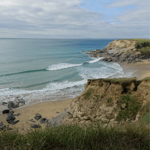 Go for hikes along the beautiful Cornish coast