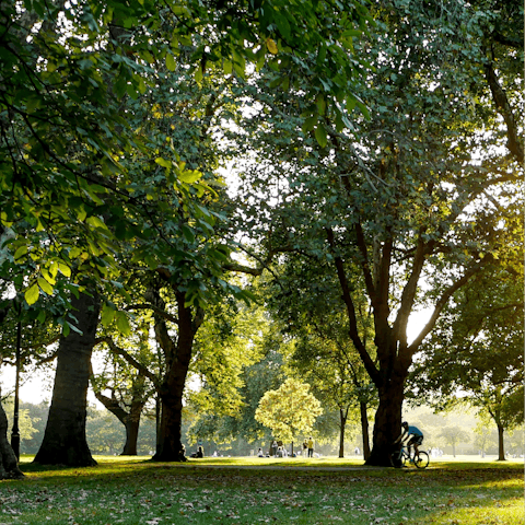 Find a natural haven in Hyde Park – a short walk away