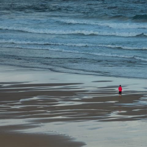 Head to Watergate Bay, a fifteen-minute brisk walk along the seafront