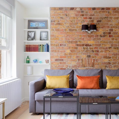 Treat yourself to a stay in a modern London pad with original features