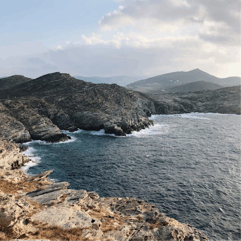 Grab your hiking shoes and explore the stunning island