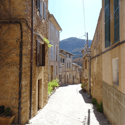 Spend an afternoon strolling through the quintessential Mallorcan village S'Horta