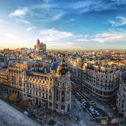 Explore Madrid, including La Guindalera with its busy market