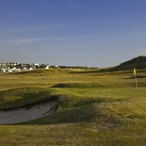 Try out a spot of golf with a view at Llangefni Golf Course and Driving Range – only 5 miles away
