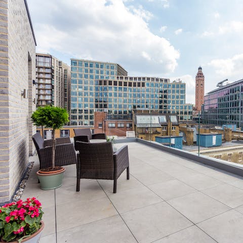 Rooftops view