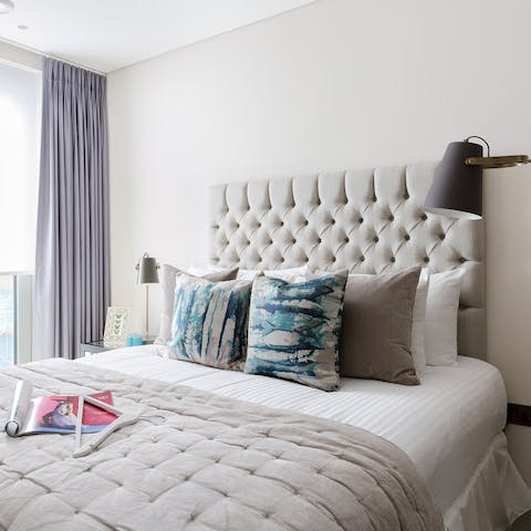 Luxuriously finished bedrooms