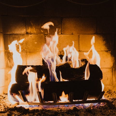 Light up the fire and get cosy on chilly evenings