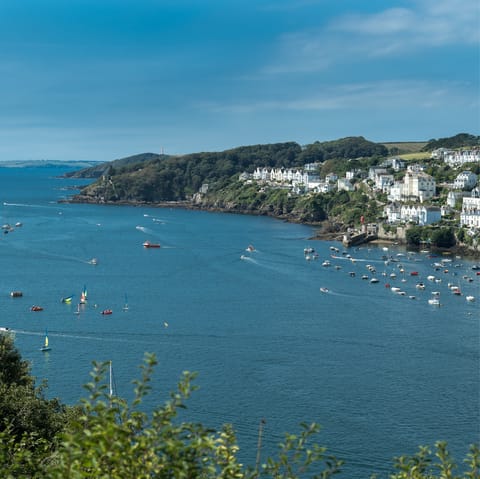 Hire a boat at Fowey for a gorgeous day on the water