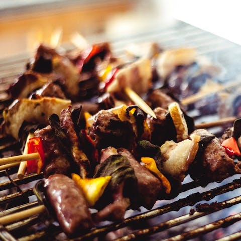 Heat up the grill for a barbecue lunch