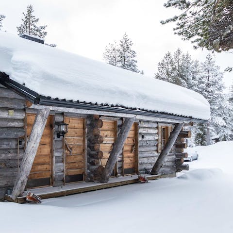 Experience the magic of Lapland in the snow