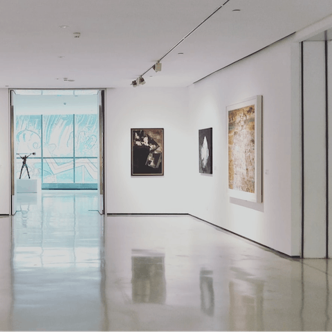 Visit the Barcelona Museum of Contemporary Art, which is within walking distance