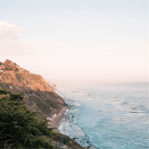 Immerse yourself in the legendary beauty of the Malibu coastline