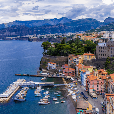 Discover the lively marinas and sweeping views of Sorrento