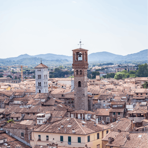Explore Lucca's iconic Porta Elisa, just steps from this home