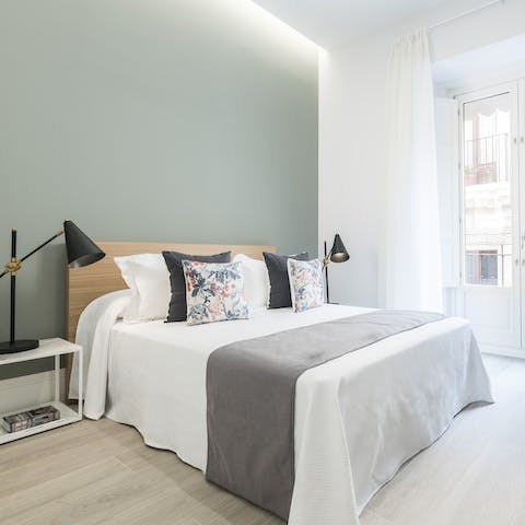 Wake up feeling well-rested in the comfy bedrooms