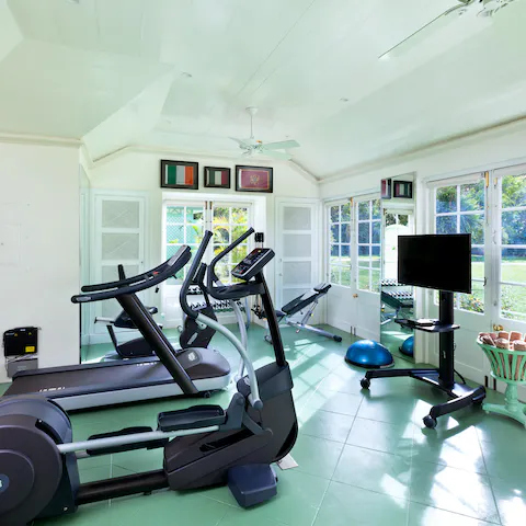 Stay energised in the fitness suite