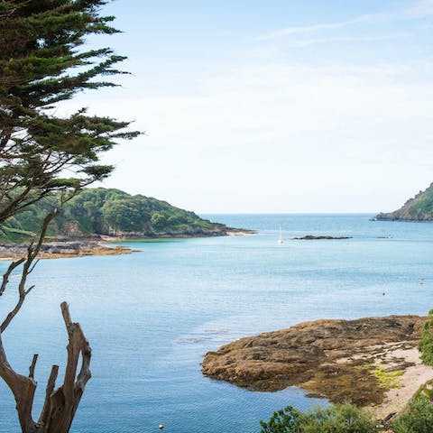 Stay in Salcombe, just short stroll from the centre and the sea