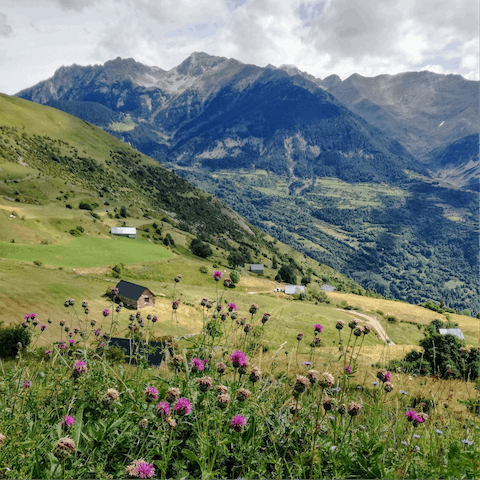 Explore the Pyrenees from the peaceful town of Salardú 