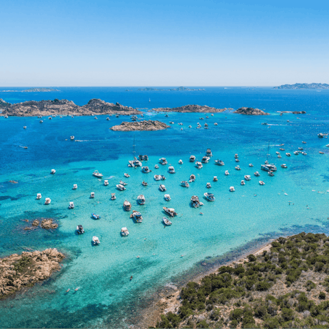 Stay in the south of Sardinia, a short drive from the Mediterranean Sea