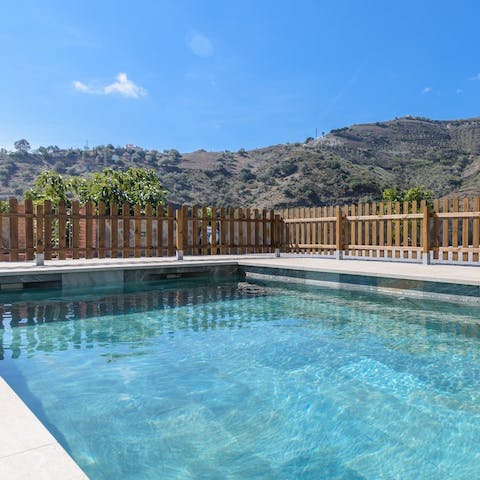 Cool off during the height of the Andalusian summer in the swimming pool