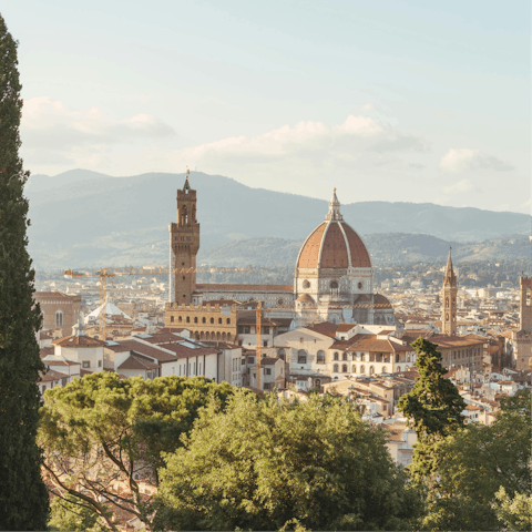 Spend a day sightseeing in nearby Florence