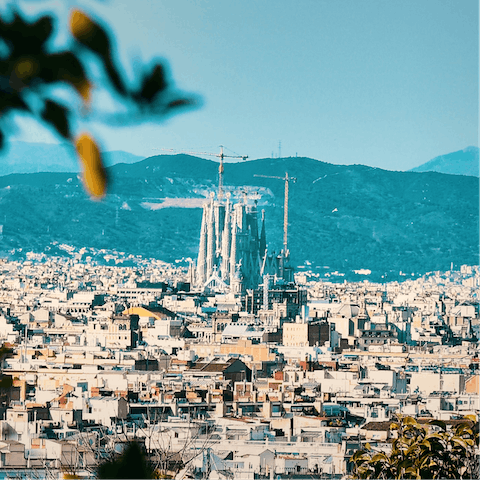 Explore the vibrant streets of Barcelona – a short train ride away