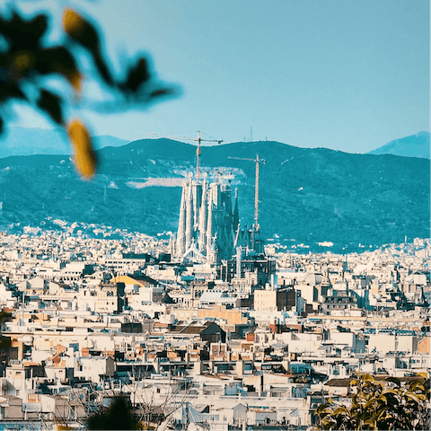 Explore the vibrant streets of Barcelona – a short train ride away