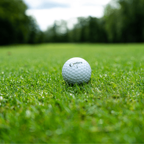 Grab a club and tee off the green on your doorstep