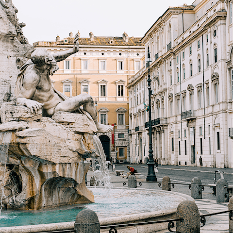 Walk to the Piazza Navona in under five minutes