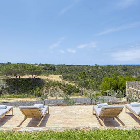 Enjoy a wonderful sense of serenity whilst gazing at the views