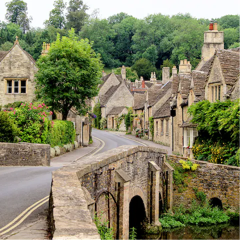 Uncover the natural beauty of the Cotswolds, starting in the pretty village of  South Cerney (an eight minute walk)