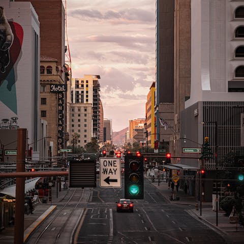 Sample all of the attractions on your doorstep in downtown Phoenix